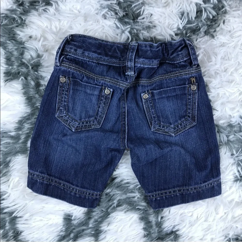 Old Navy Children's Girls Bermuda Jean Shorts Size 5 Blue